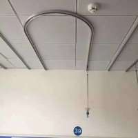 医用加厚不锈钢输液轨道 输液天轨输液吊杆吊瓶架 U型轨道