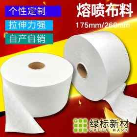 广州熔喷布料定制民用医用级25克PFE95熔喷无纺布